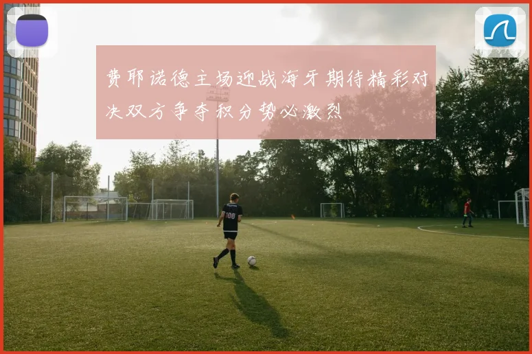 费耶诺德主场迎战海牙期待精彩对决双方争夺积分势必激烈